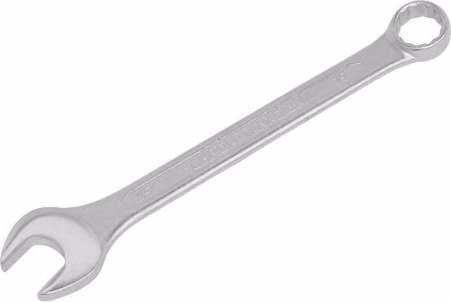 Loops 19mm Combination Spanner in Silver Chrome Vanadium Steel