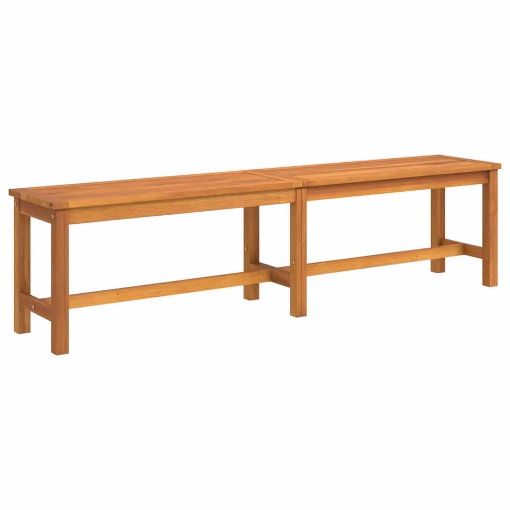 Berkfield Home Garden Bench in Brown Solid Acacia Wood, W/D/H: 180 x 35 x 45 cm – 2