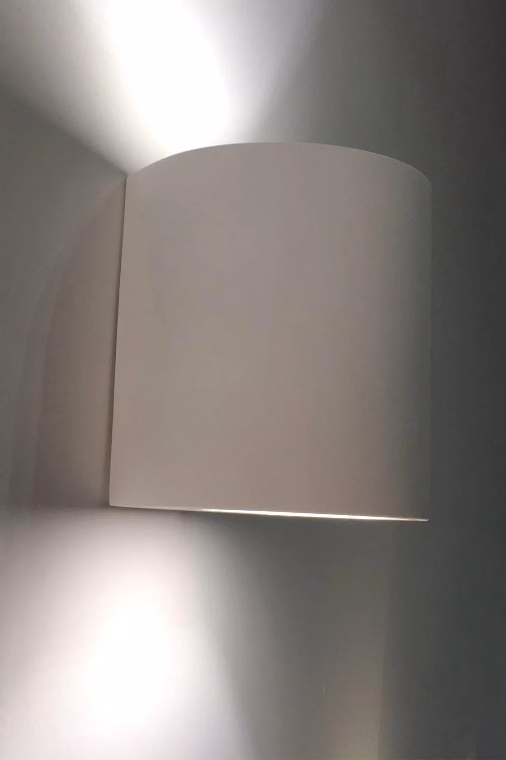 Harper Living White Ceramic Cylinder Up and Down Wall Light G9 – 3