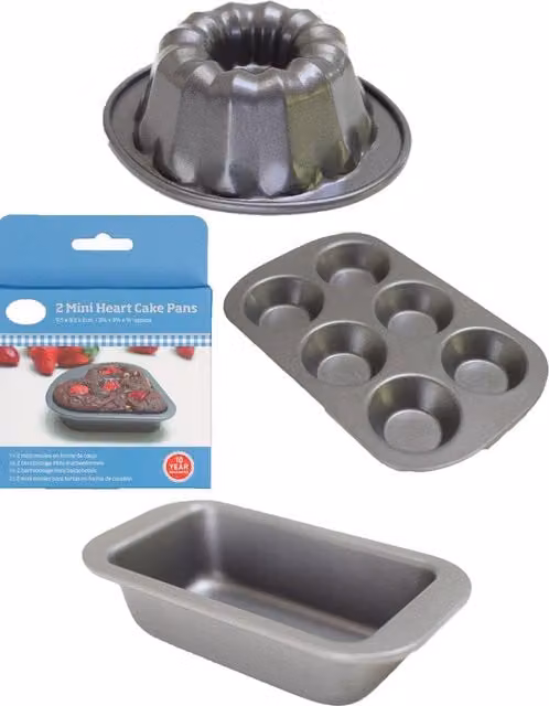 Tala Everyday Mini Non-Stick Cake Tin Bundle in Black