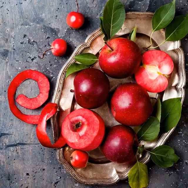 Thompson & Morgan Malus Baya Marisa Hardy Red Apple Fruit Tree