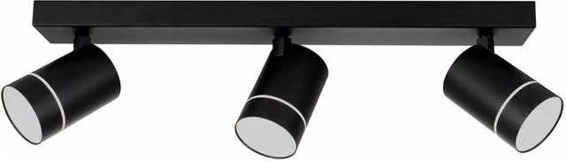 Netlighting Selma Modern LED Ceiling Spotlight Bar in Black, 4000K – 3