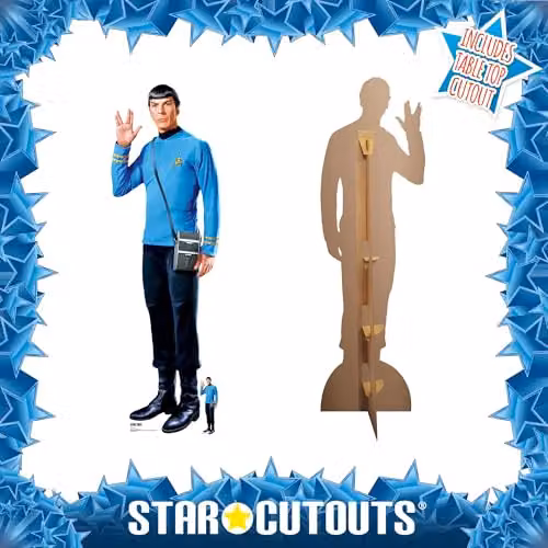 Star Cutouts Spock Cardboard Cut Out, Multicolour, Height: 184 cm – 4