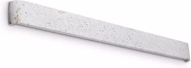 Netlighting Delta Up & Down Wall Lamp in White, 110 cm, Concrete and Aluminium, 1x LED, 4300lm, 3000K