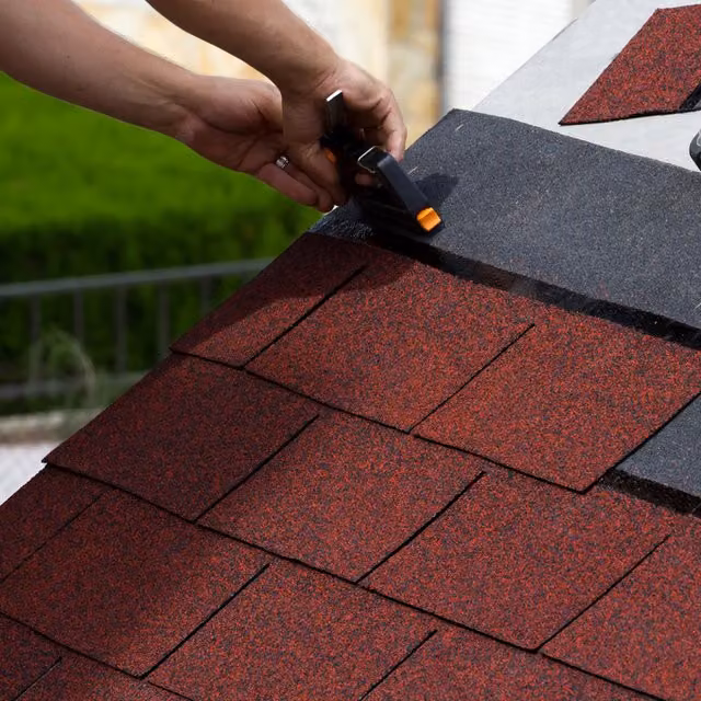 Livingandhome 18-Pack Red Asphalt Roofing Shingles