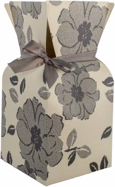 KDMD Grey Paper Bouquet Box with 10 Assorted Designs, 26 cm