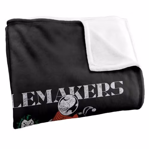 Warner Bros. Batman Original Gangsters Super Soft Fleece Throw Blanket, Multicolour, W: 91.44 cm x L: 147 cm – 2