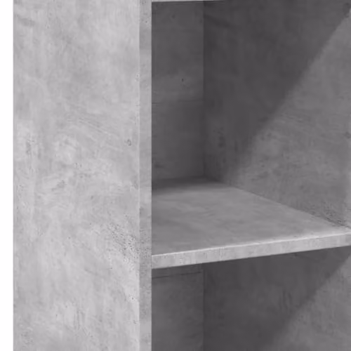 vidaXL Modern Highboard in Concrete Grey, MDF, W/D/H: 30 x 41 x 124 cm – 3