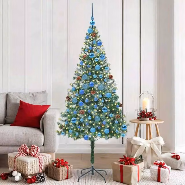 Berkfield Home Artificial Green Christmas Tree with Stand, Height: 180 cm