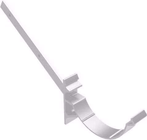 ARP Aluminium Beaded Half Round Gutter Side Rafter Angle Bracket, Silver, 114mm
