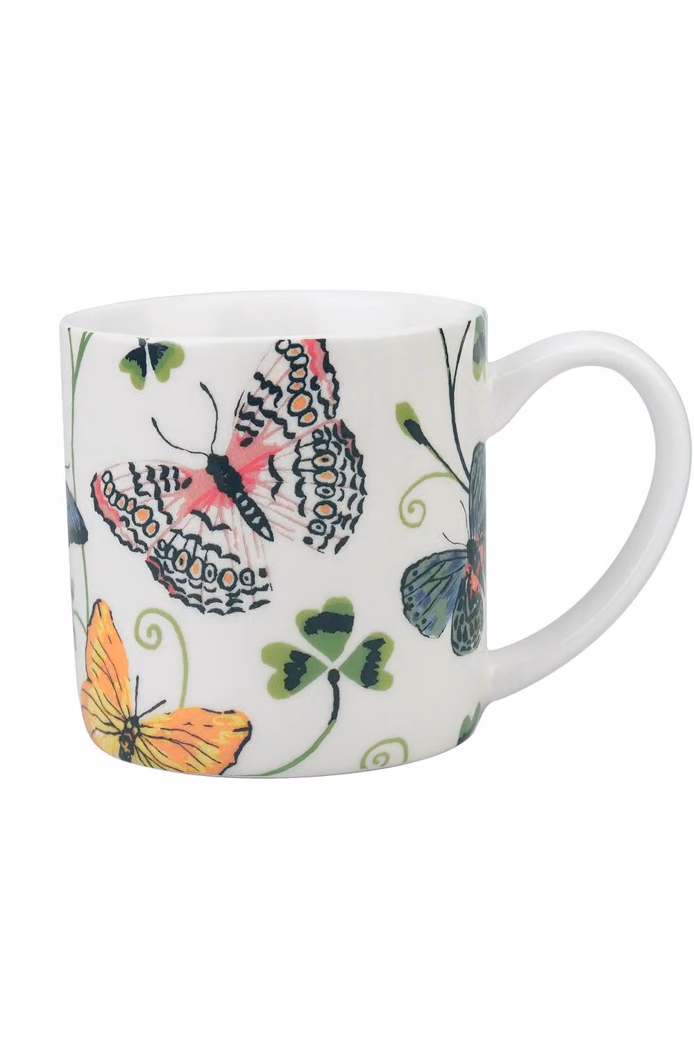 Ulster Weavers Butterfly Grove Floral Bone China Mug in Blue, Green and Multicolour, 250 ml – 2