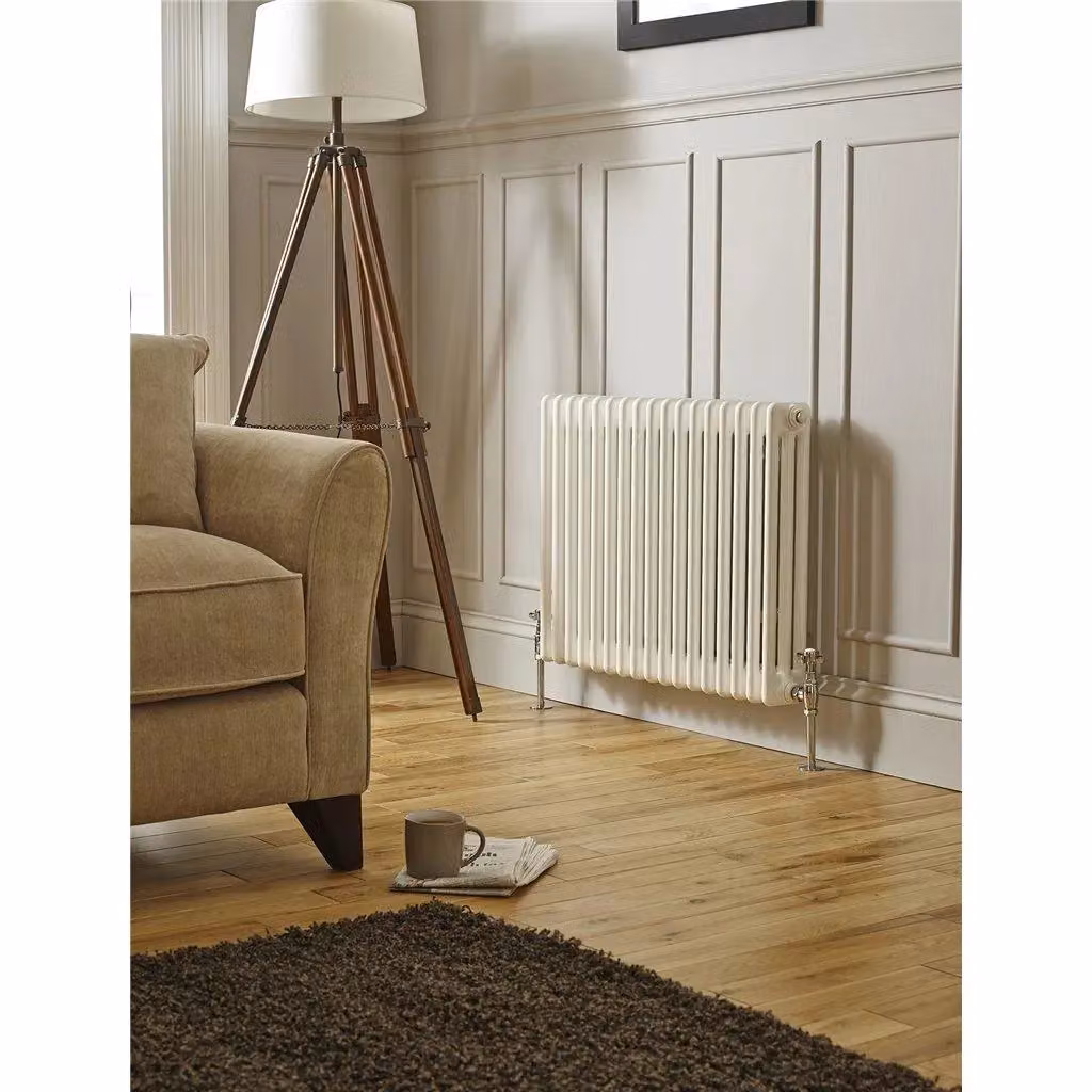 Clifton White Horizontal 4 Column Radiator H 75 cm x W 65 cm – 2