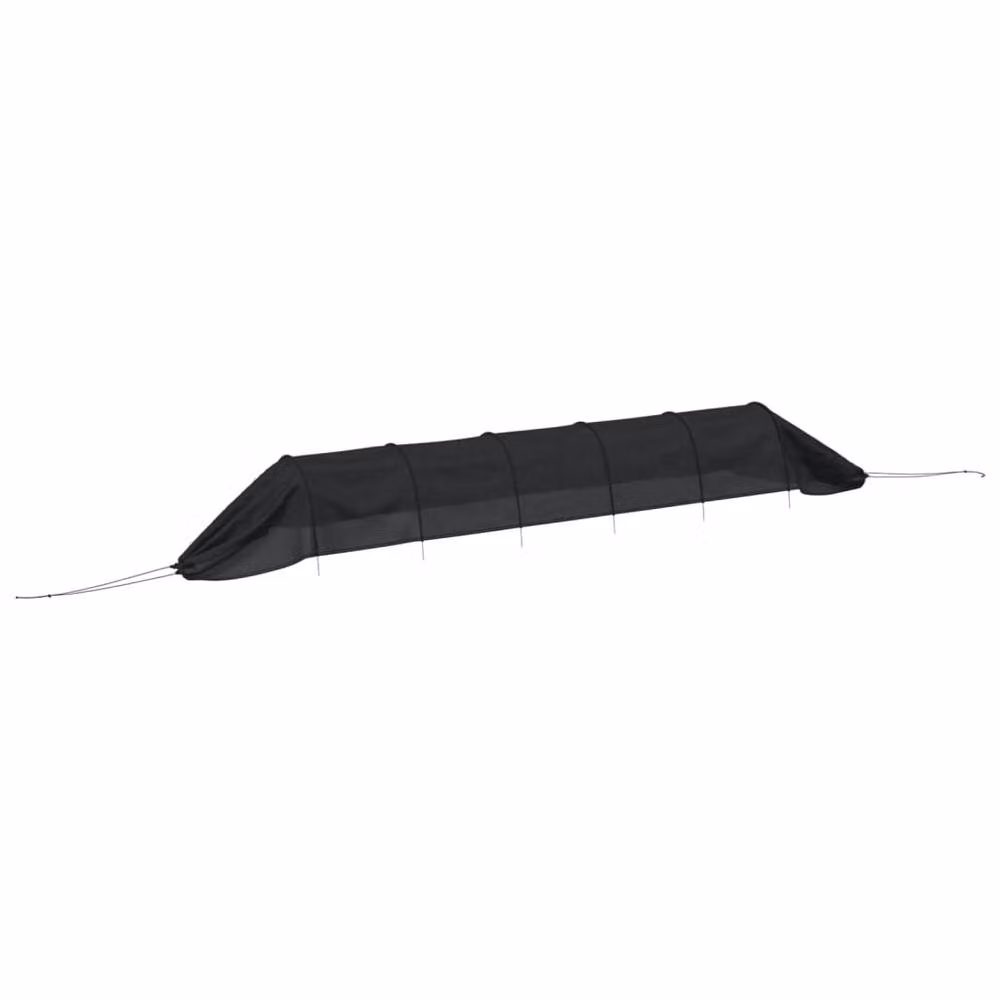 Berkfield Home Netting Tunnels Growing Aid, 4 Pieces, Black Steel and Polyethylene – 4