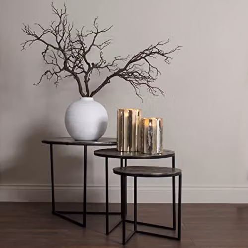 Love Lace Tiber Matt White Ceramic Round Tabletop Vase W/D/H: 28 x 28 x 28 cm – 2