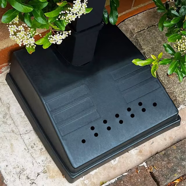 Garden Mile Black Plastic Drain Pipe Cover