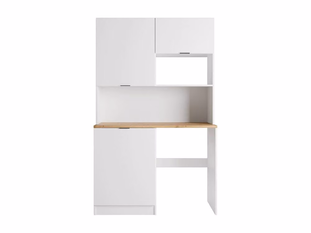 Vente-unique Modern Multifunctional Kitchenette and Utility Room Sink Unit in White, Width: 120 cm – 2