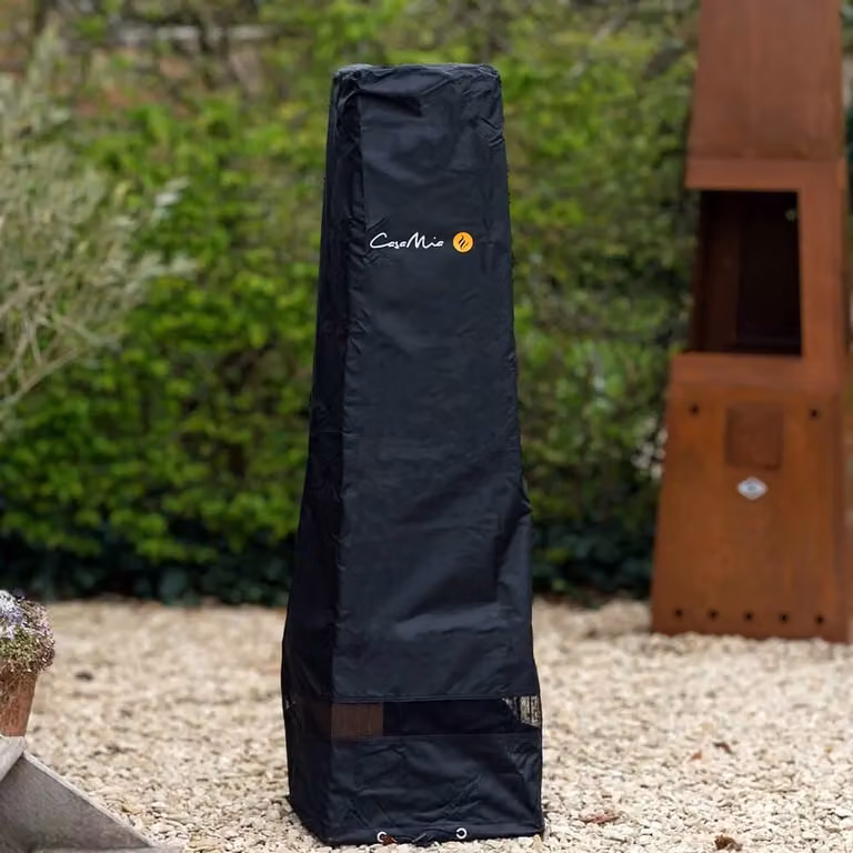 Leisure Grow Tempo Wood Burning Chiminea Cover in Black Polyester