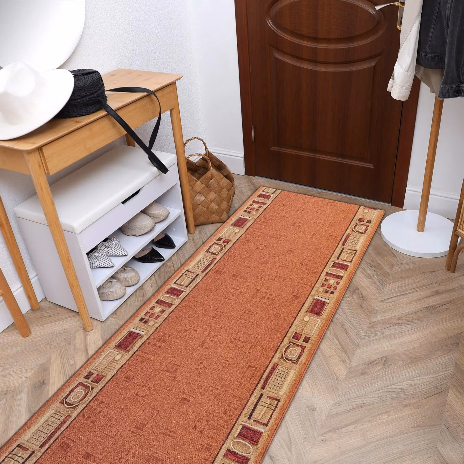 RugsX Jena Anti-Slip Runner, Brown, W: 120 cm, L: 170 cm – 3