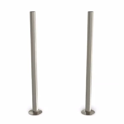 UK Radiators Brass Pipe Sleeves, 2 Pack, Gold/Silver, Cuttable