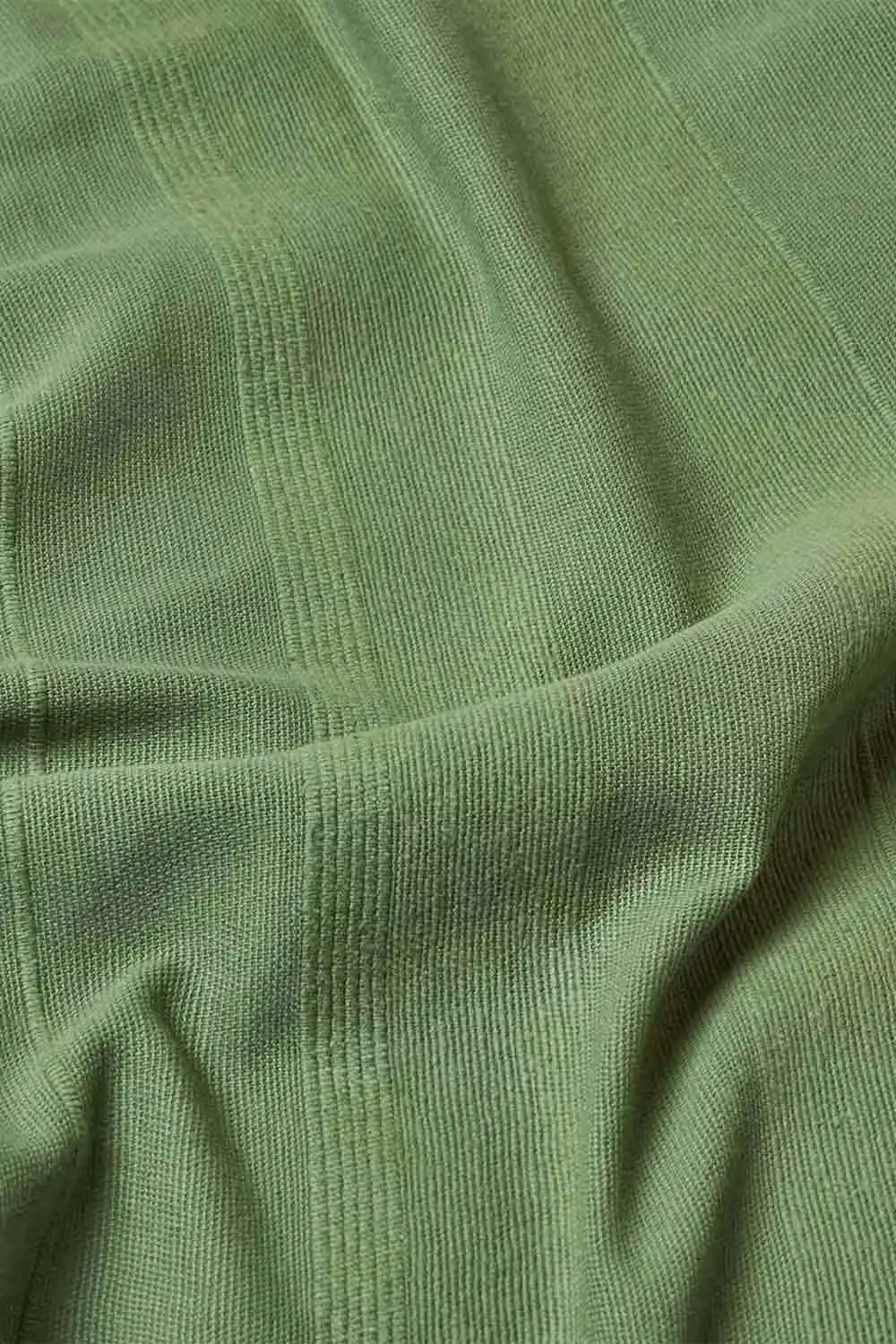 Homescapes Cotton Rajput Woven Throw in Green, W/D/H: 225 x 255 cm – 2