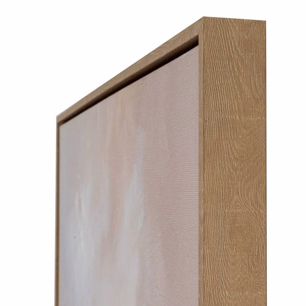 Lemon Pavilion Furniture and Decor Stratos Abstract Hand Painted Canvas in Wood Frame, Multicolour, W: 80 cm, H: 120 cm – 3