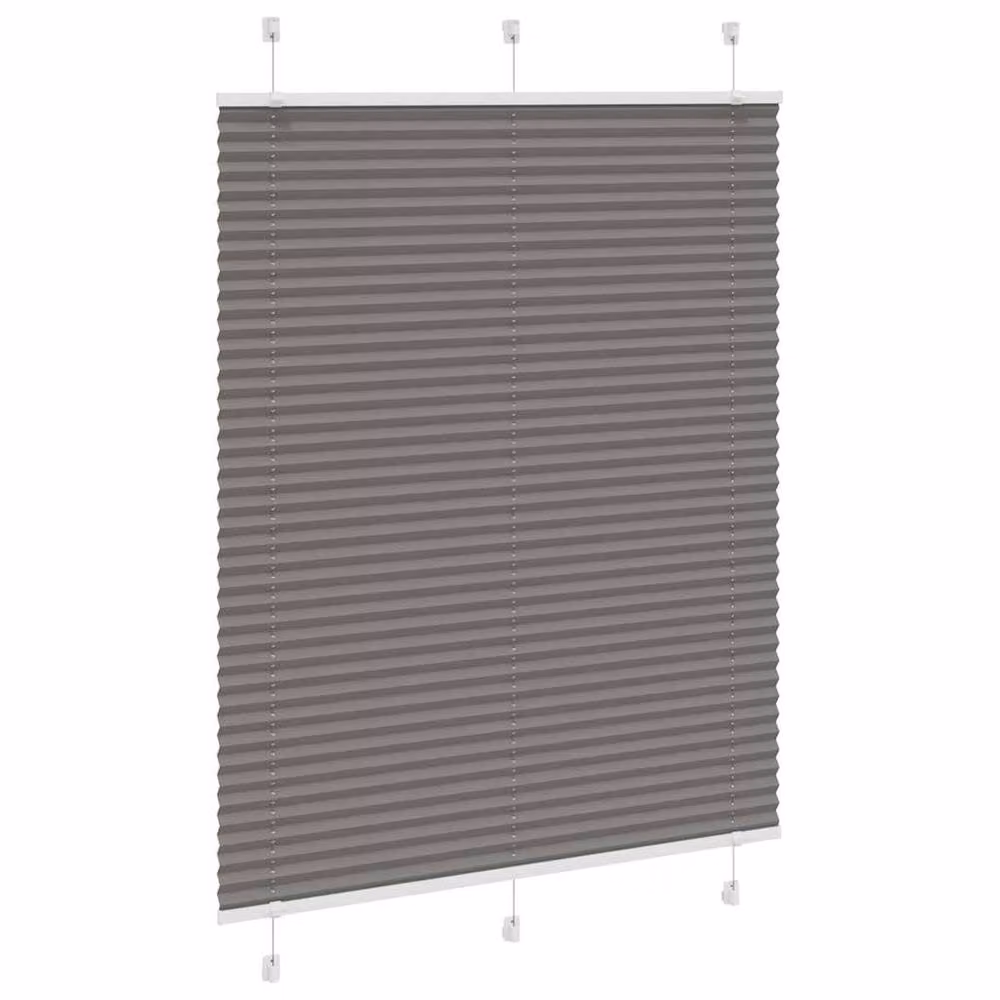 Berkfield Home Single Pleat Corded Blind in Anthracite, W: 110 cm, H: 100 cm – 3