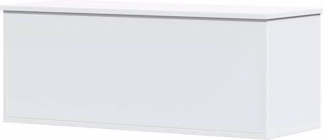 Berkfield Home White MDF Storage Box W/D/H: 90 x 35 x 35 cm