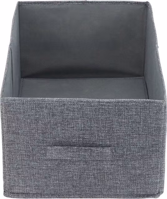 Livingandhome Foldable Fabric Clothes Storage Organizer in Grey