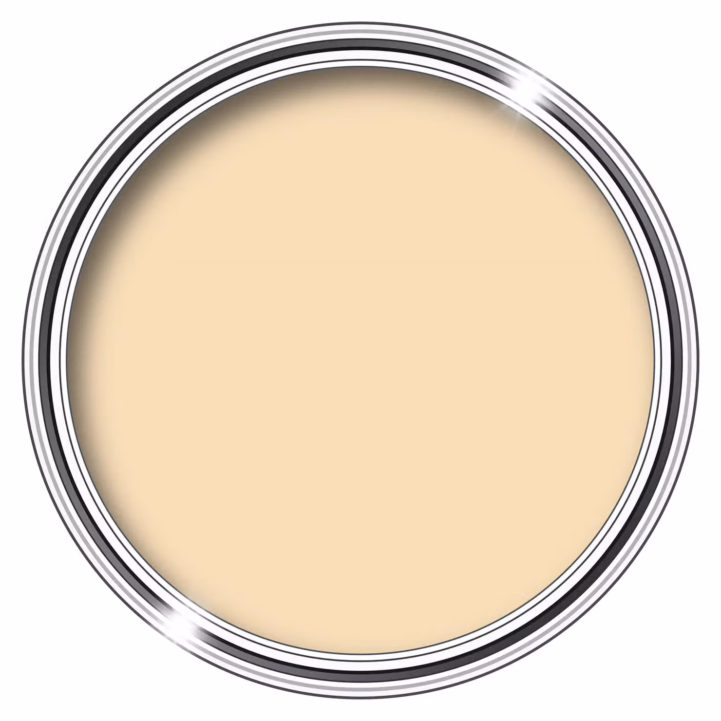 HQC PAINTS Mould Resistant Water Based Matt Kitchen Dispersion Paint in Beige, 2.5 l – 3