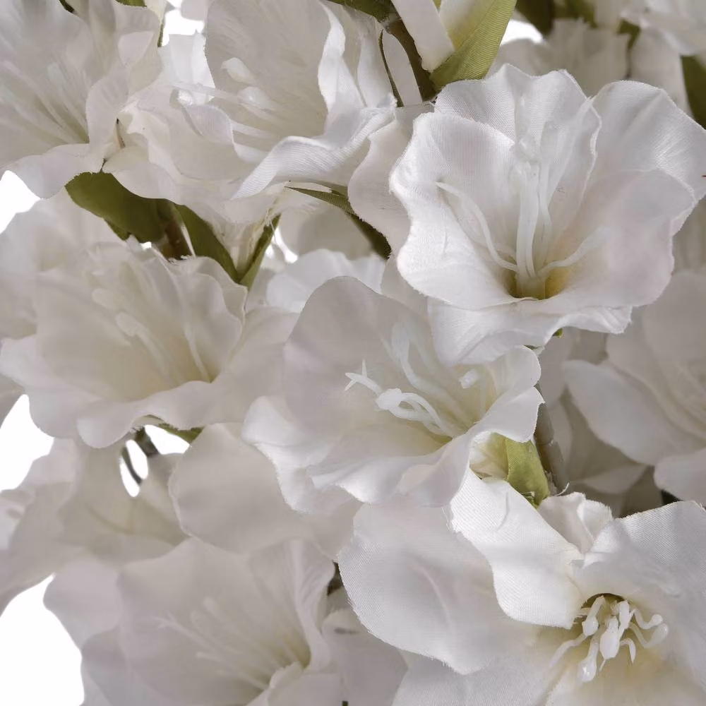 Love Lace White Gladioli Artificial Flower – 3