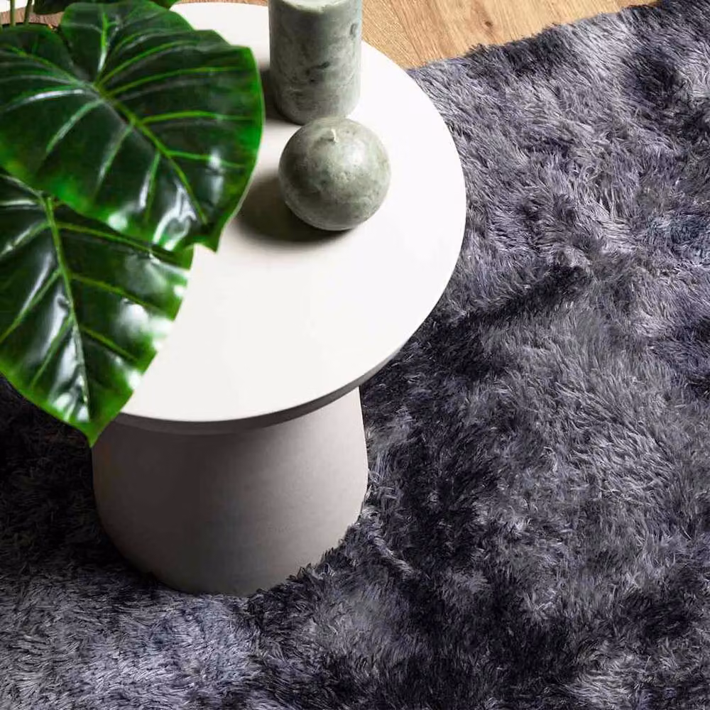 Berkfield Home NAVARRA Shaggy High Pile Rug, Grey, W: 160 cm, D: 230 cm – 6