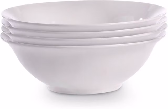 Maison & White Set of 4 White Serving Bowls