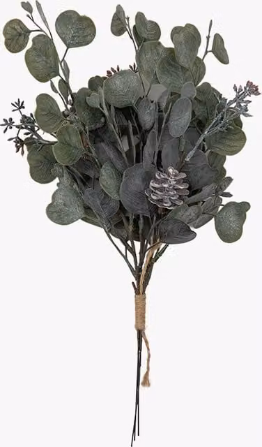 Perch & Parrow Organic Seeded Eucalyptus Bundle in Dusky Green, Pack of 3