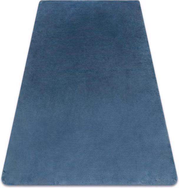 RugsX Posh Modern Blue Rectangular Polyester Rug, W: 160 cm, L: 220 cm