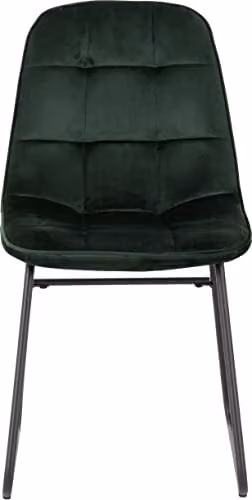 Seconique Quebec Wave Edge Dining Set with 4 Lukas Chairs in Oak and Green – 3