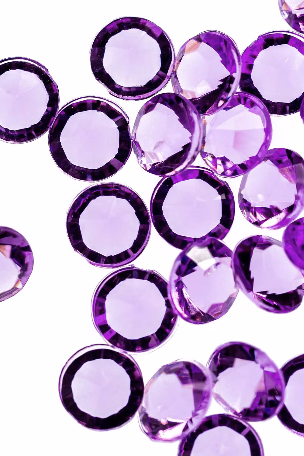 Neel Blue Acrylic Rhinestone Table Confetti Scatters, 2000 Pieces in Lilac/Purple – 5