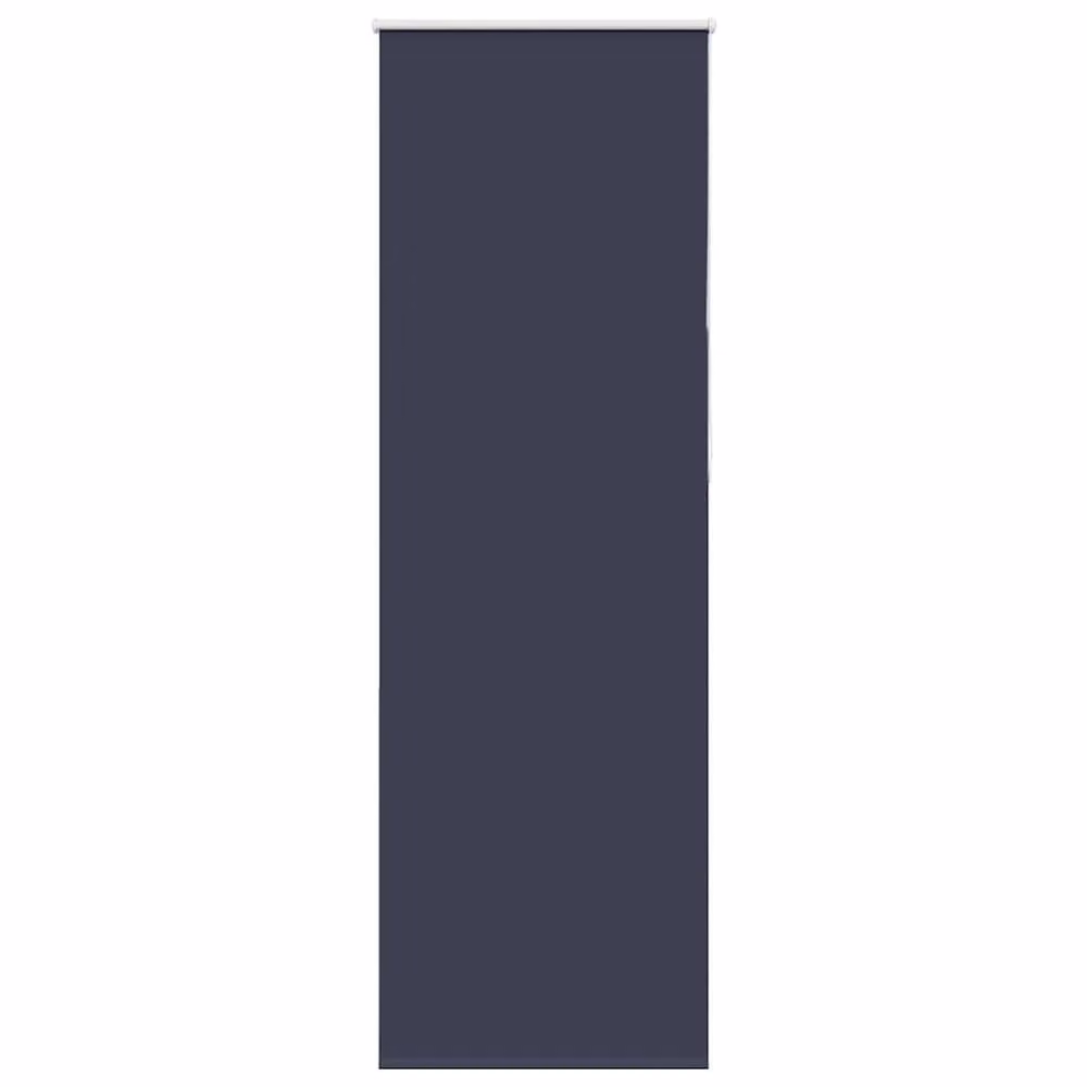 Berkfield Home Marine Blackout Roller Blind, Blue Polyester, W: 70 cm, H: 210 cm – 2