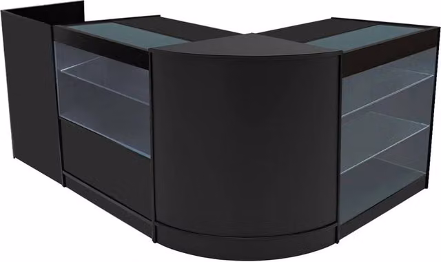 Monstershop Vega LED Shop Counter Set K900, C900, TB60 & CM60 in Matt Black – 1