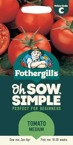 Fothergill's Oh Sow Simple Red Medium Tomato Vegetable Seeds – 1