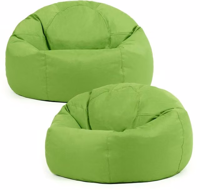 ICON Classic Indoor and Outdoor Bean Bag Set of 2 in Green