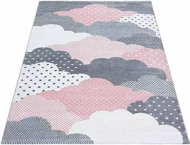 Bravich LTD Kids Clouds Rug Bambi in Pink W: 160 cm, L: 230 cm