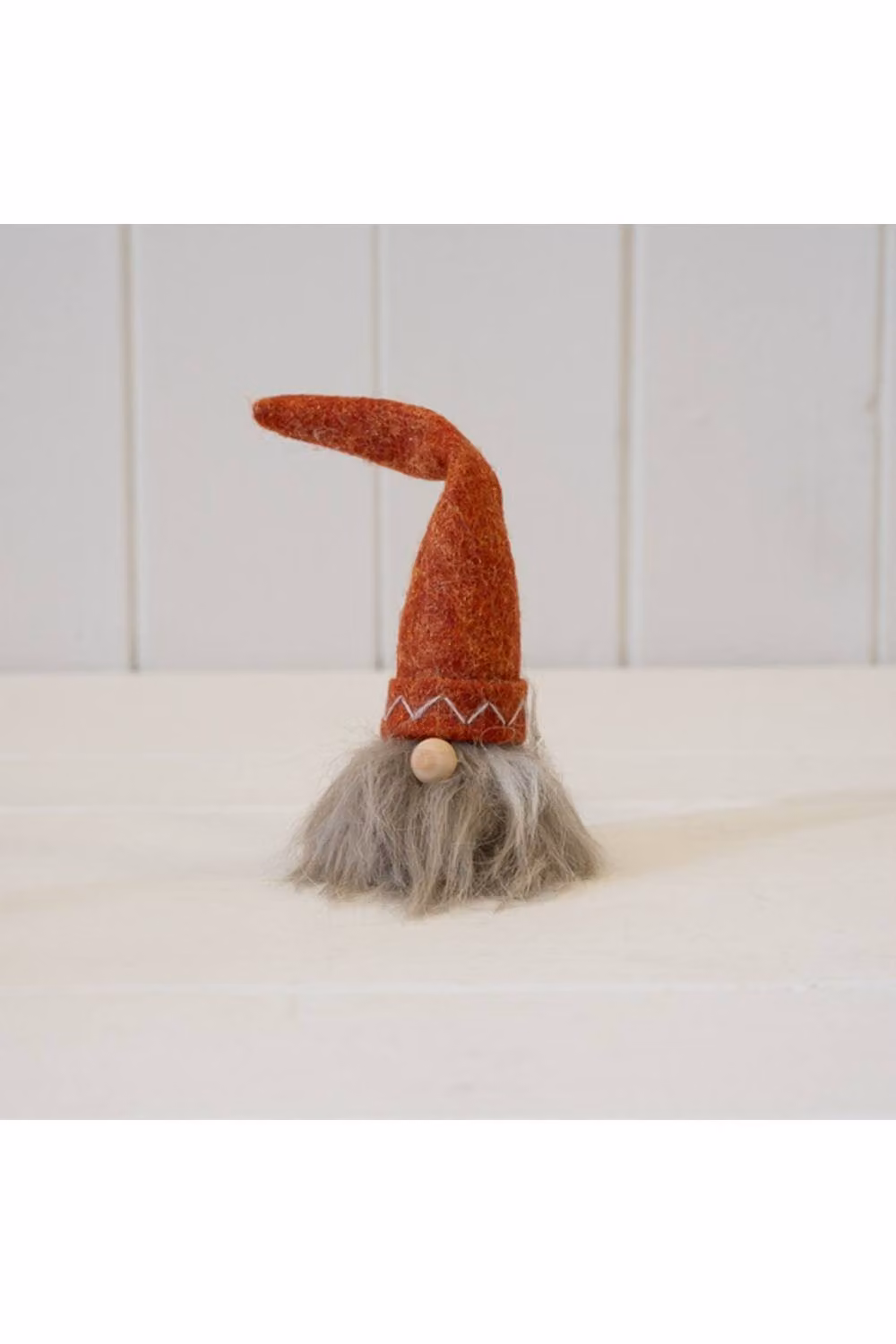 KDMD Scandinavian Christmas Fabric Gonk with Long Orange Hat – 2
