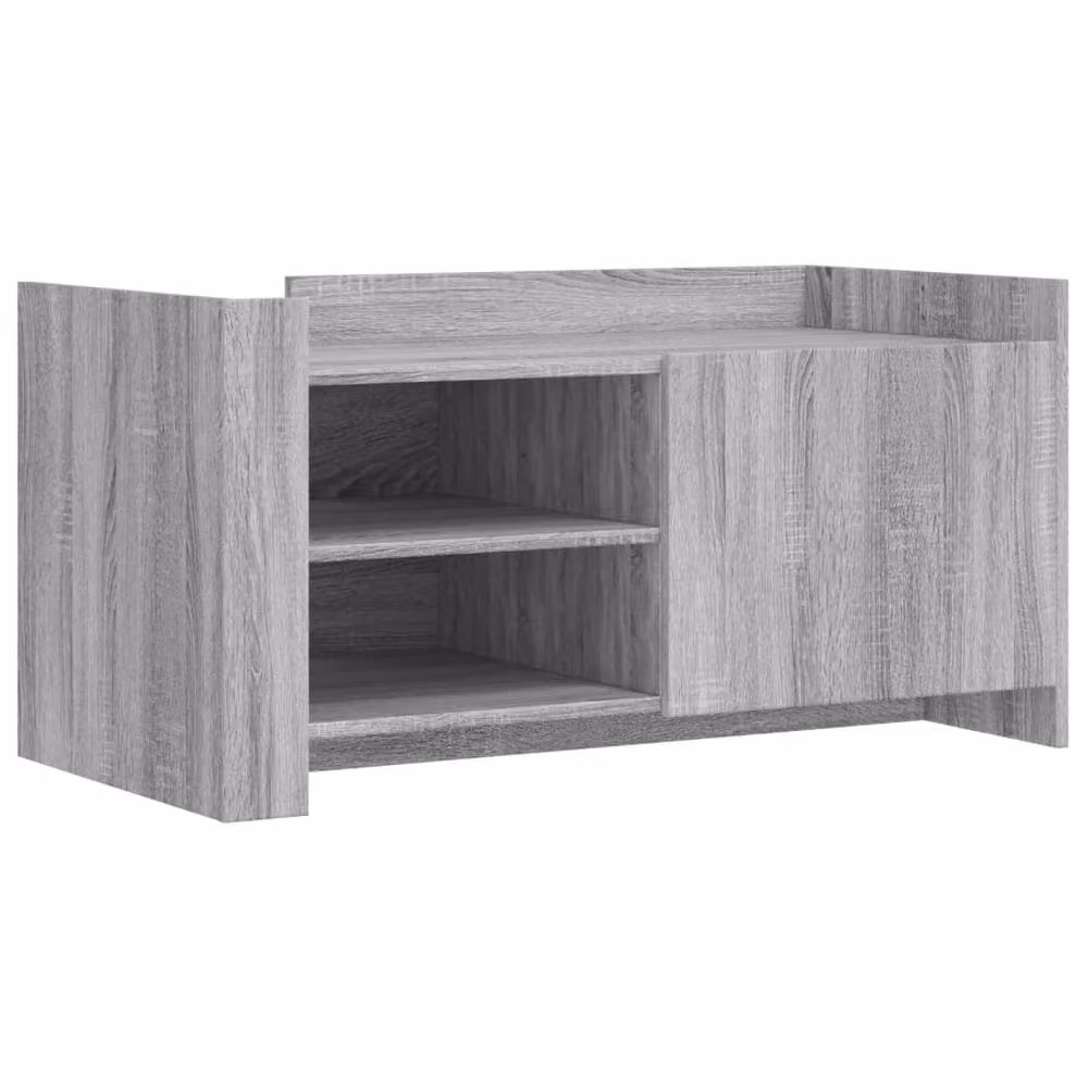 Berkfield Home Grey Sonoma Coffee Table in Engineered Wood W/D/H: 100 x 50 x 50 cm – 3