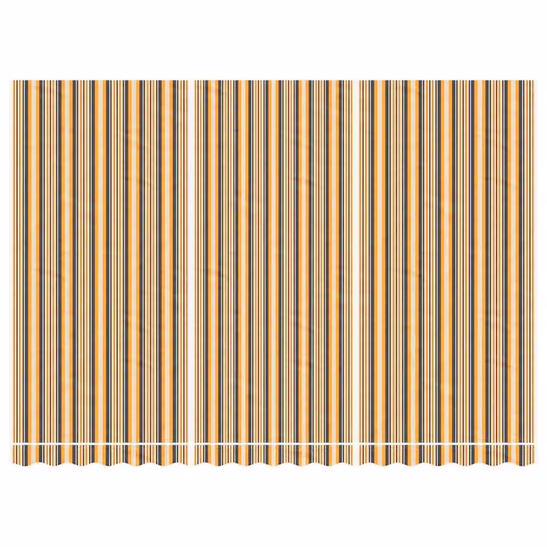 Berkfield Home Replacement Awning Fabric in Multicolour Stripe, Polyester, W: 4.5 m, L: 3 m