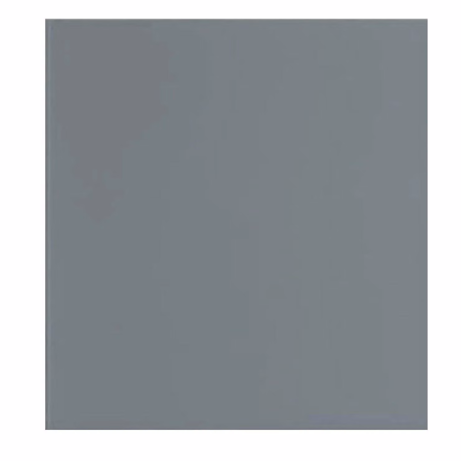 SIA Grey Toughened Glass Kitchen Splashback, W: 60 cm, H: 75 cm