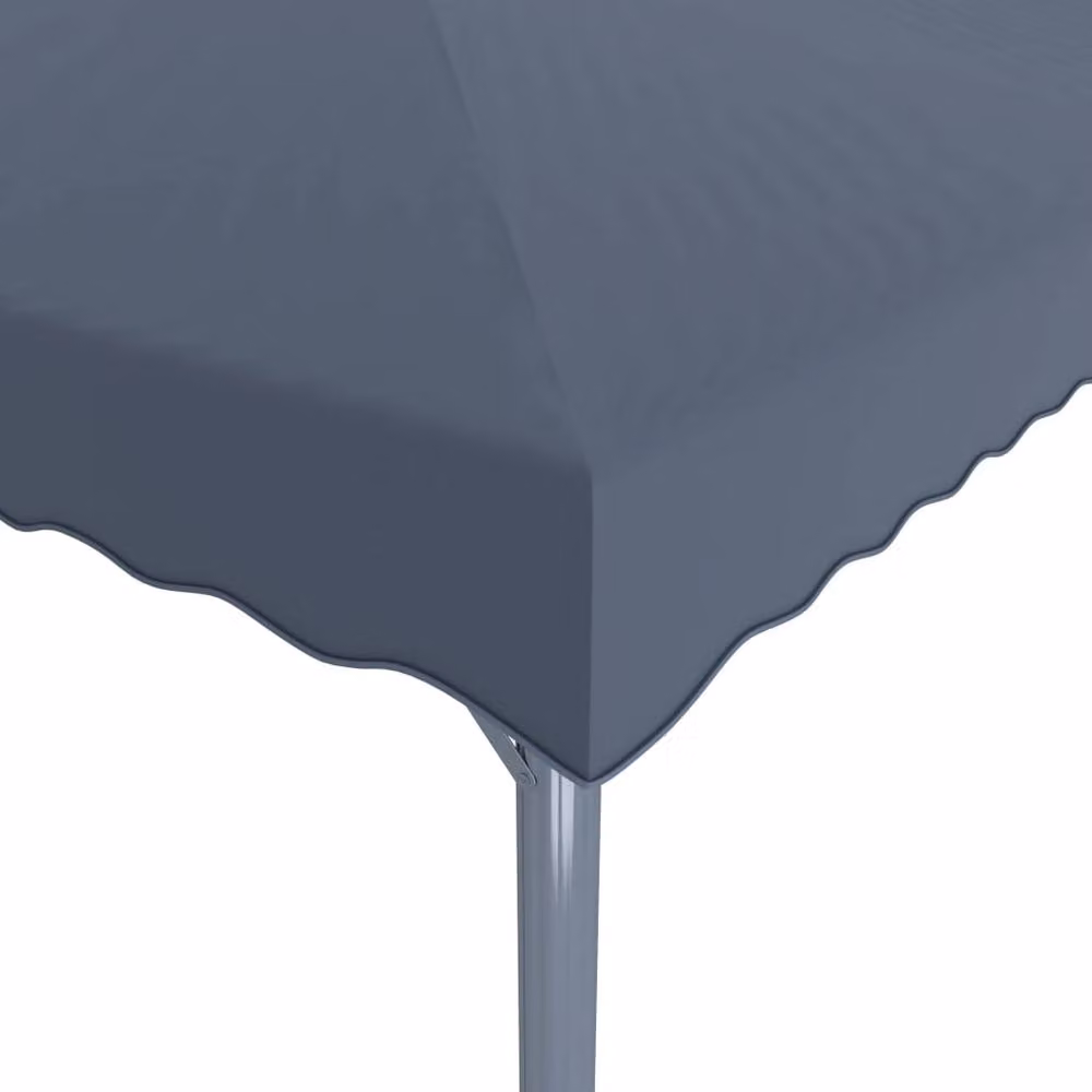 Berkfield Home Aluminium Gazebo with LED String Lights, Anthracite Grey, W/D/H: 300 x 300 x 270 cm – 3