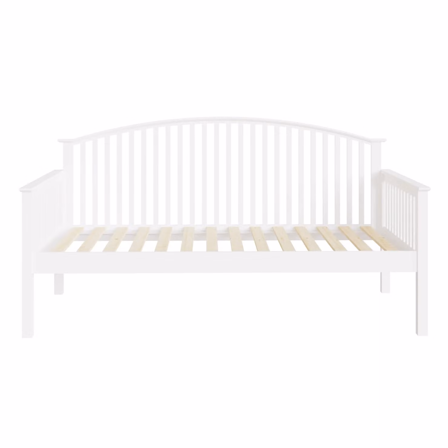GFW Madrid White Wooden Day Bed Frame, Single 90 x 190 cm – 2
