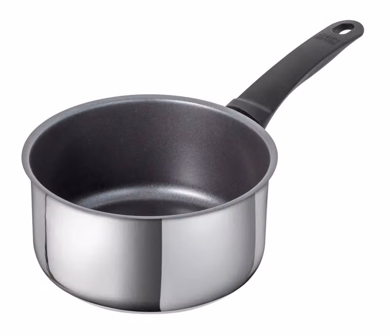 Kuhn Rikon Classic Non-Stick Stainless Steel Induction Safe Saucepan, Silver, 1.5 l