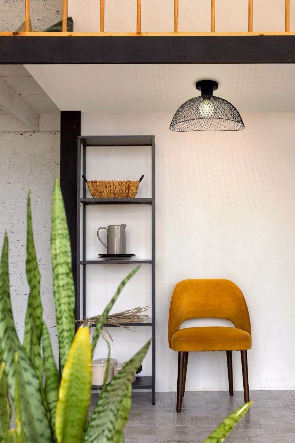 Eglo Pompeya Metal 1 Light Industrial Ceiling Pendant in Black – 3