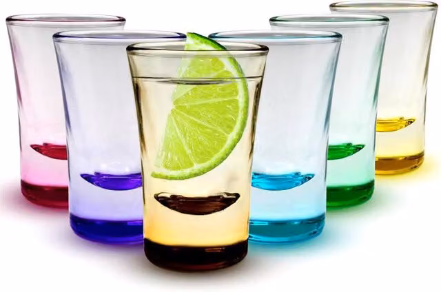 volila Heavy Base Shot Glasses, 25ml, 6 Pack, Transparent – 1